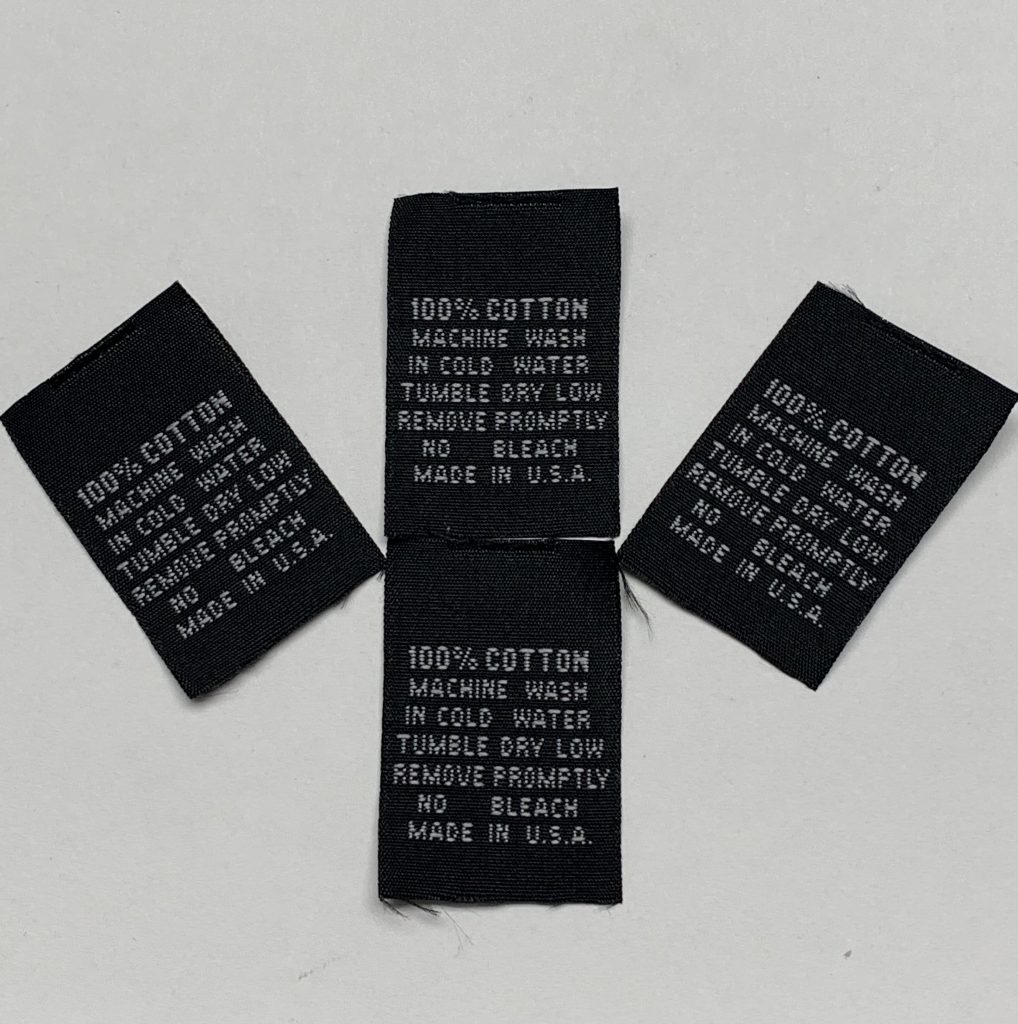 Woven Care Labels – 3A Thread & Supply Co