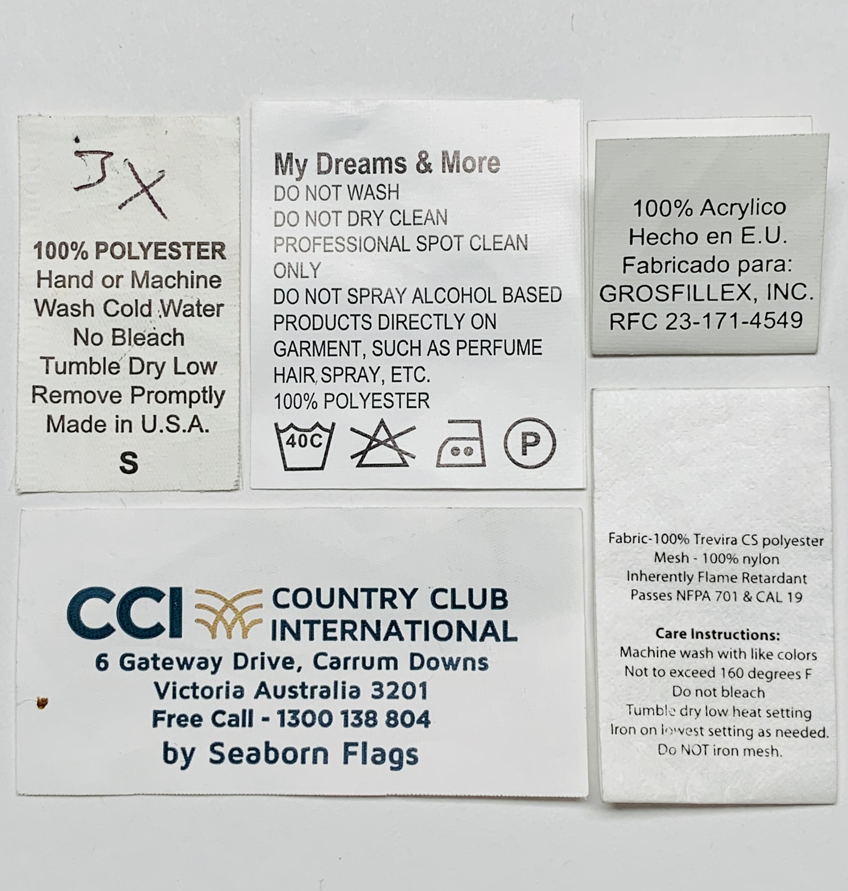 Custom Printed Twill Tape Labels