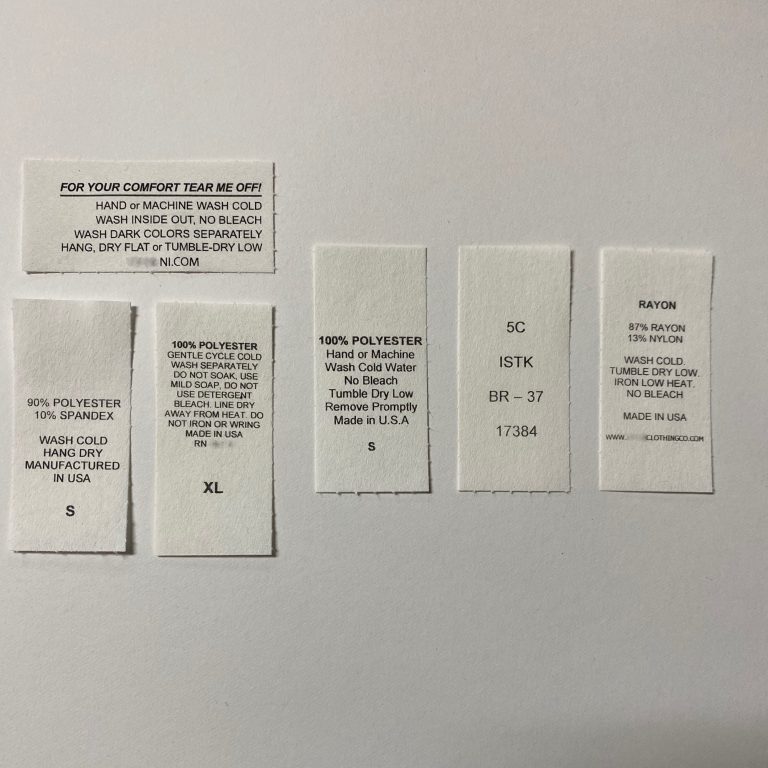 Custom Computer Labels 3A Thread & Supply Co